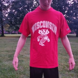 Wisconsin Badgers Champion 90s Vintage T-Shirt